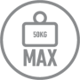 Capacité maximale: 50 kg
