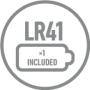 Batterie: 1×LR41 (inkl.)