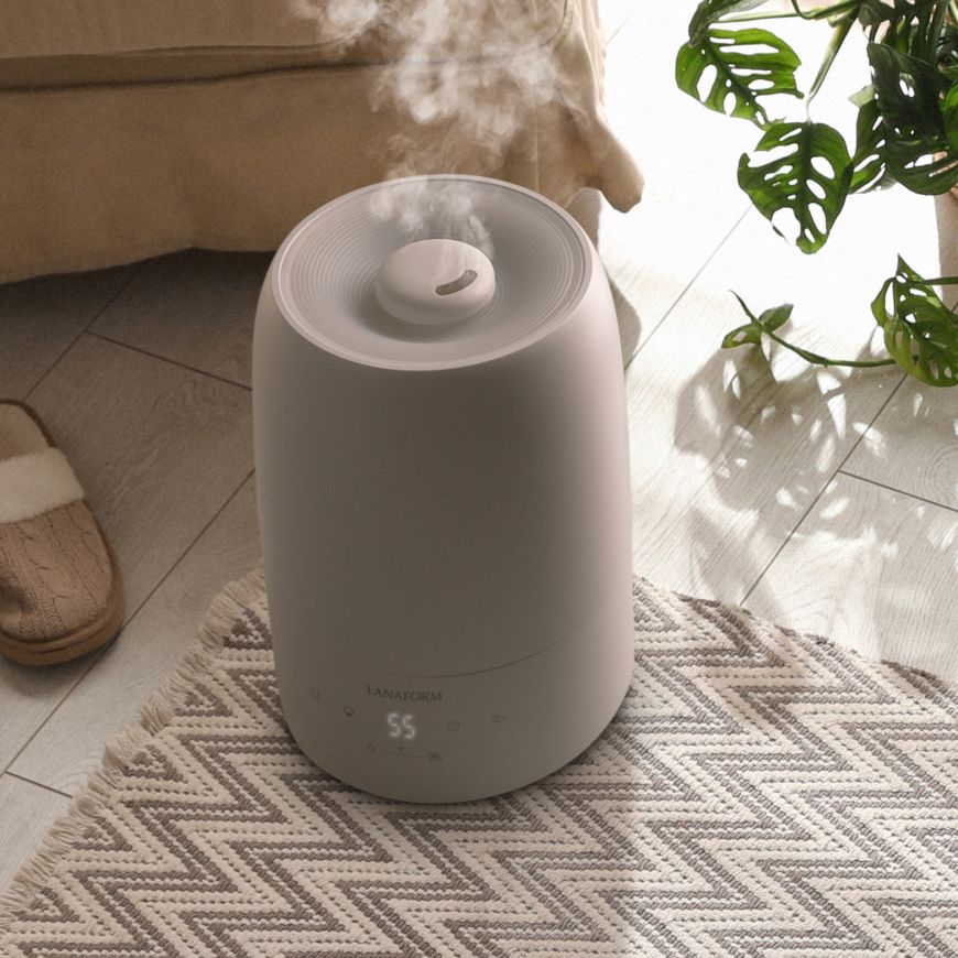 CONOPU Humidificateur D'Air 4L Ultrasonique Silencieux Avec Diffuseur Huiles Essentielles - Blanc