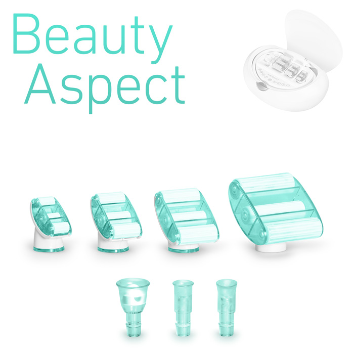 Beauty Aspect: zeven verwisselbare koppen voor allerlei toepassingen