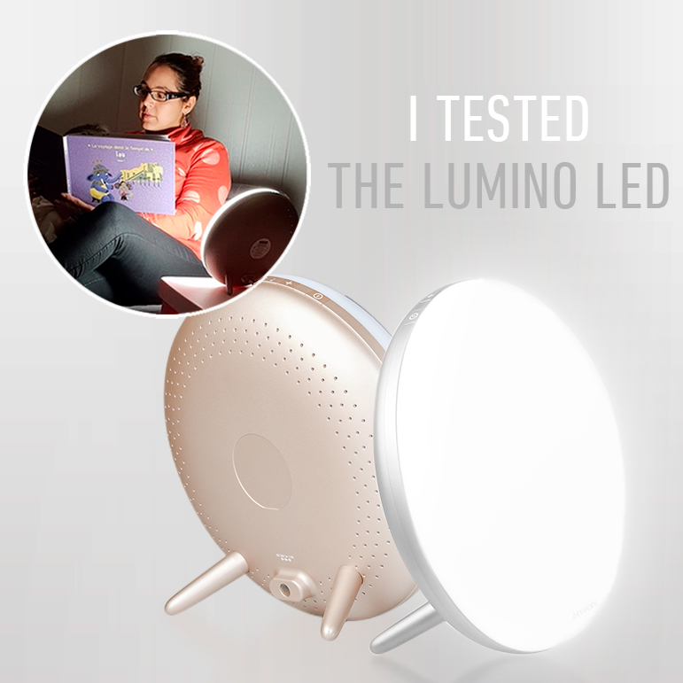 I tested the new Lumino LED light therapy lamp