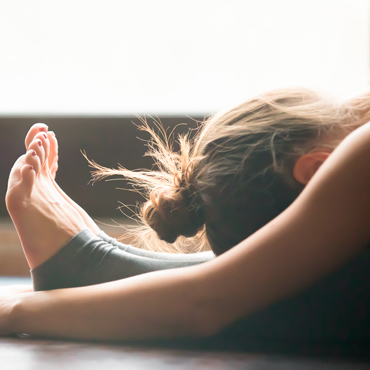 Minder spanning op het werk met yoga