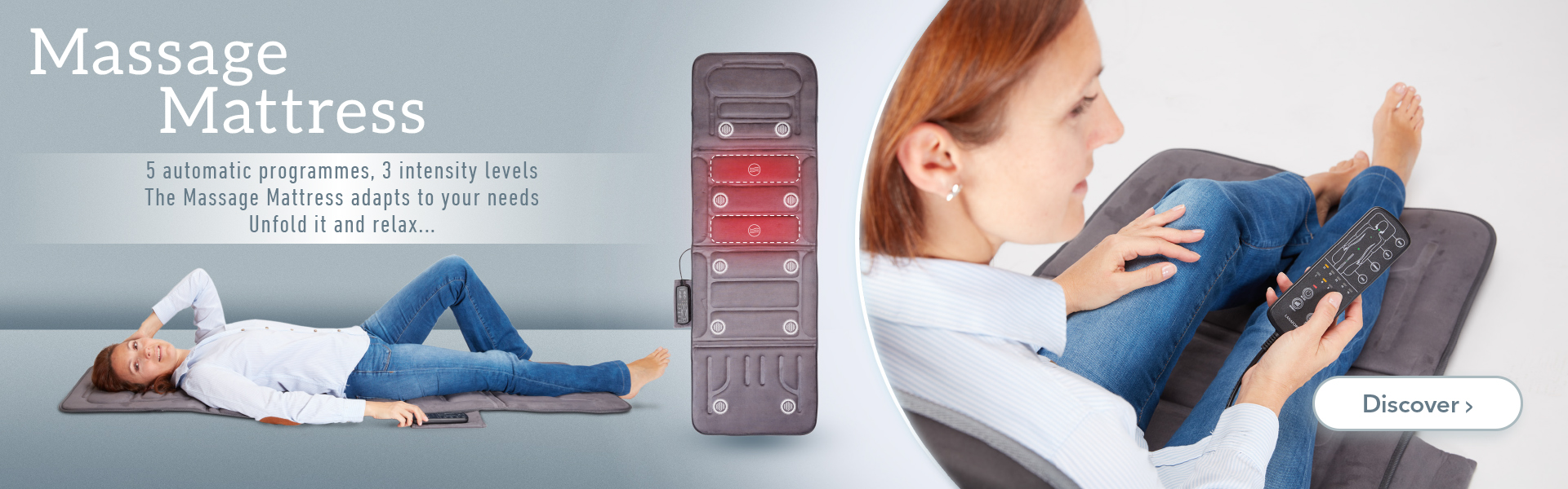Massage Mattress - Heating and massaging mat