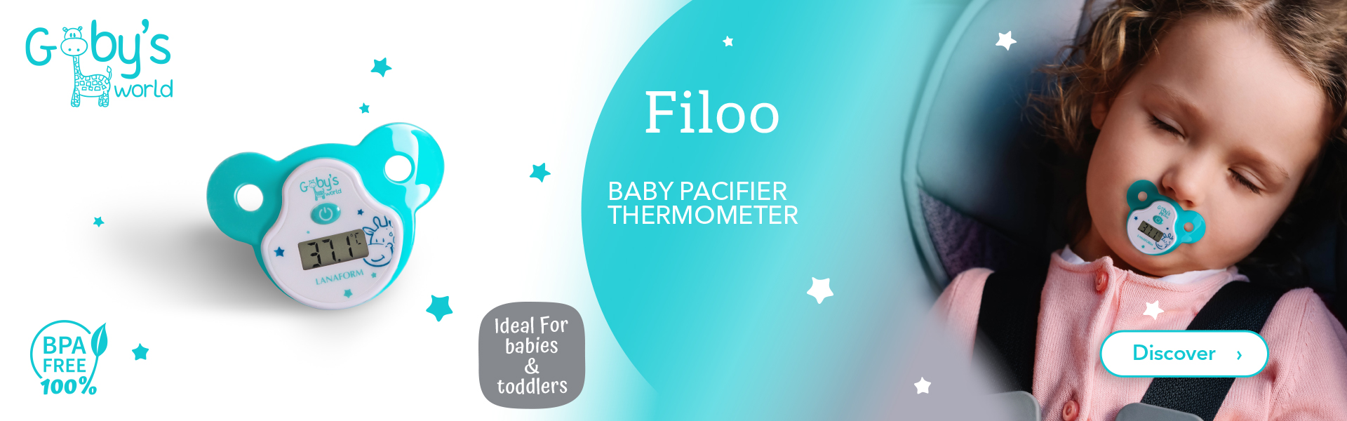 Baby Pacifier Thermometer