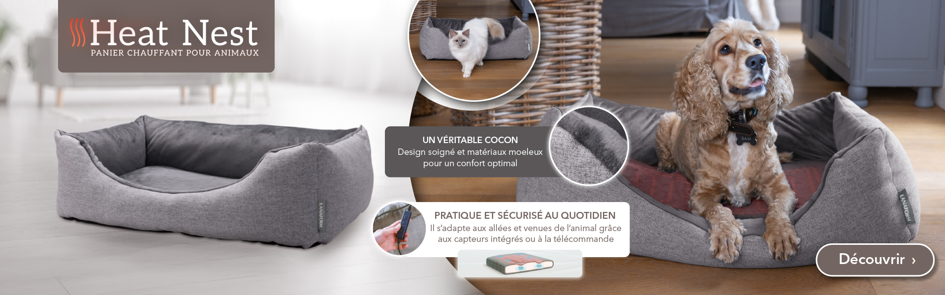 Panier chauffant pour animaux