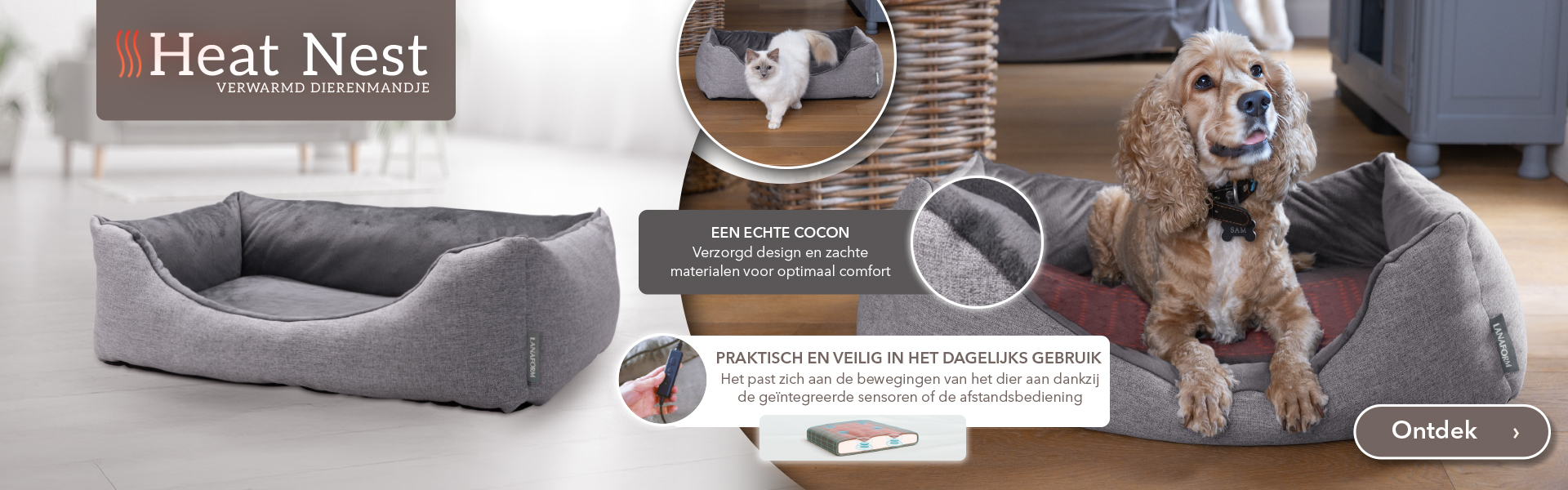 Verwarmingsmand voor dieren