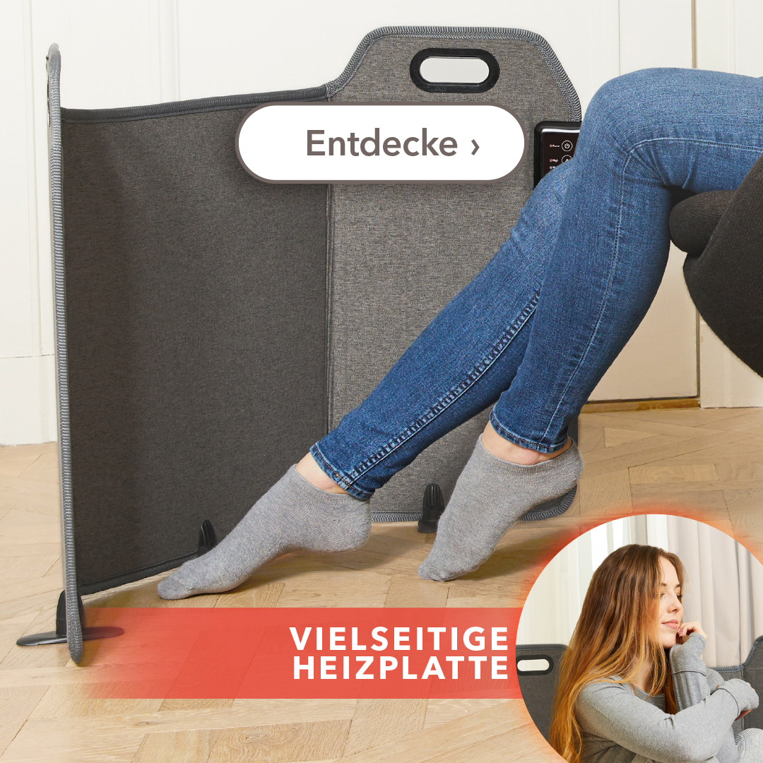 Heating Panel - Energie sparen und warm bleiben