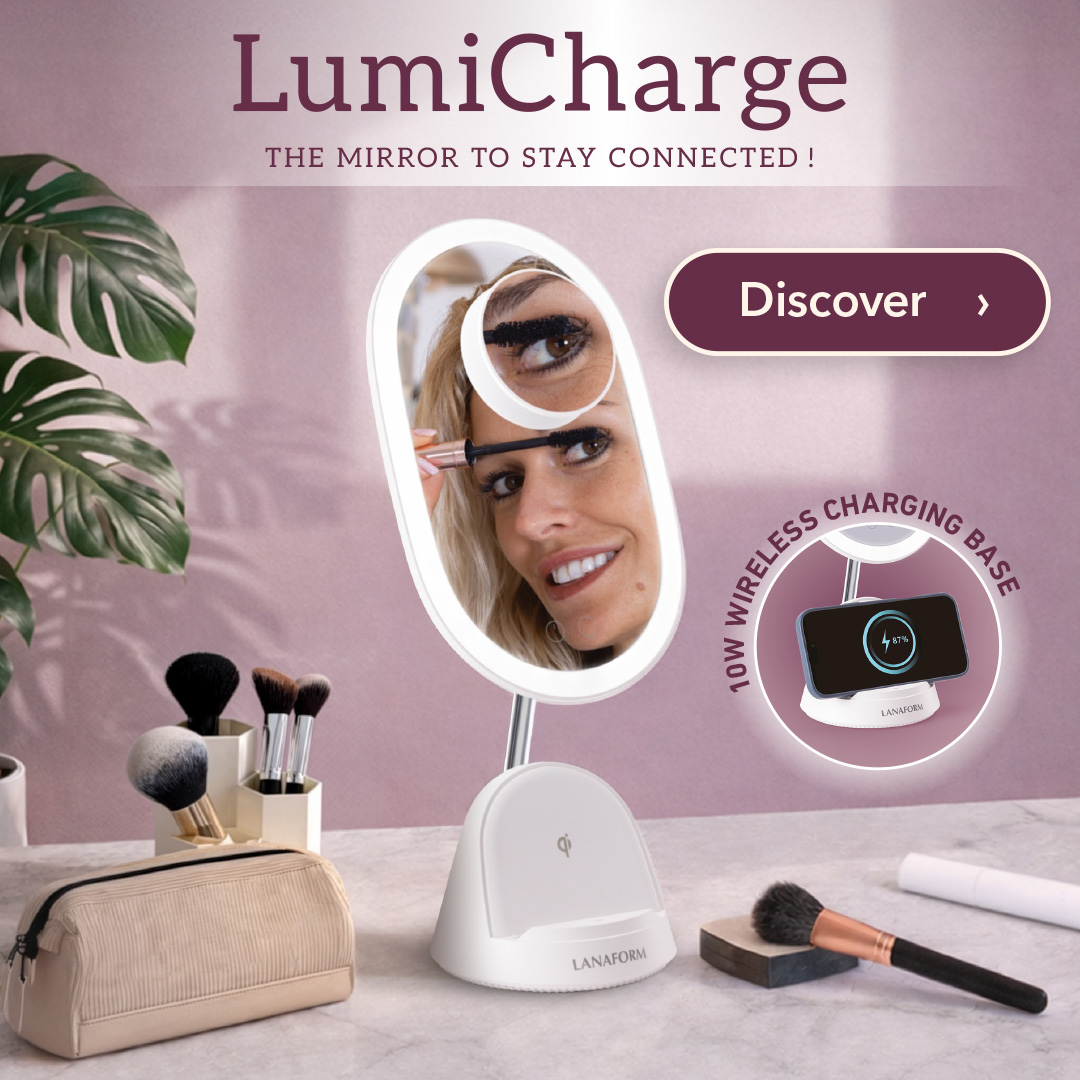 LumiCharge - LED makeup mirror X1/X3 with charging base