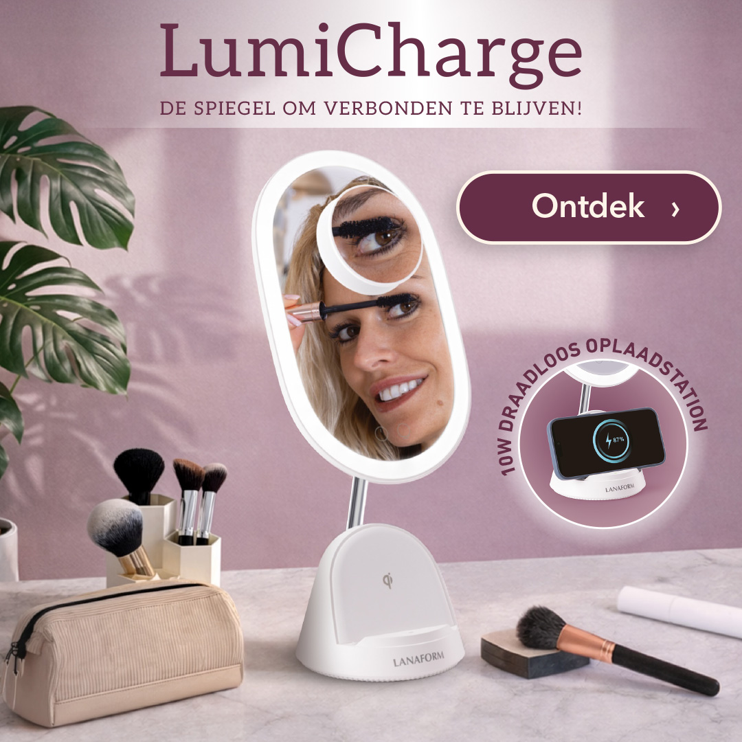 LumiCharge - LED make-upspiegel X1/X3 met oplaadstation