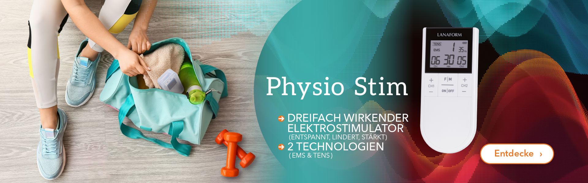 Physio Stim - TENS- und EMS-Elektrostimulator