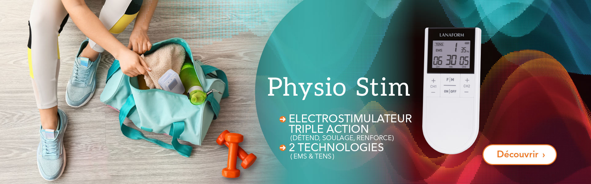 Physio Stim - Electrostimulateur TENS et EMS